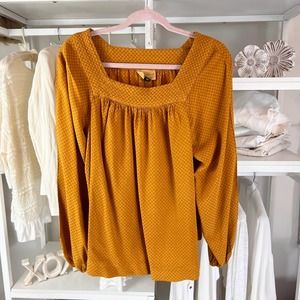 Universal Thread women’s size medium peasant blouse boho, fall color #1728